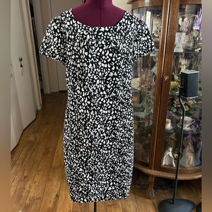 Rimini Black And White Dress